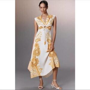 FARM Rio V-Neck Paisley O-Ring A-Line Maxi Dress – Size [your size] (NWT)